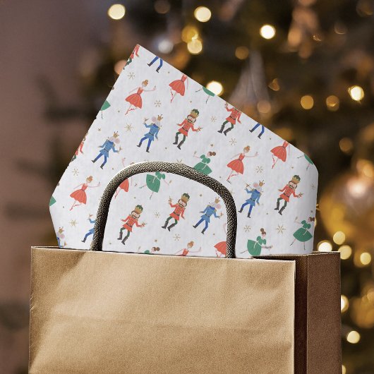 Papier Mousseline Nutcracker Cocktail Party Christmas