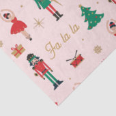 Papier Mousseline Nutcracker Souris King Rose Ballet Noël (Détail)