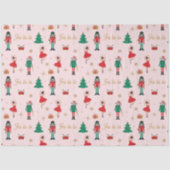 Papier Mousseline Nutcracker Souris King Rose Ballet Noël (Recto)