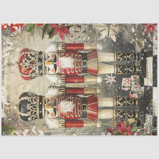 Papier Mousseline Nutcrackers (Recto)