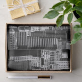 Papier Mousseline NYC Skyline IX (Cadeau)