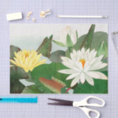 Papier Mousseline Nymphaea lotus, Découpage (Artisanat)