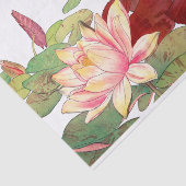 Papier Mousseline Nymphaea lotus, Découpage (Détail)