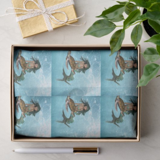 Papier Mousseline Nymphe de mer (Cadeau)