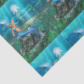 Papier Mousseline Nymphe de mer (Détail)