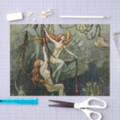 Papier Mousseline "Nymphes marins" de Warwick Goble (Artisanat)