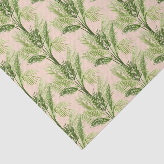 Papier Mousseline Oasis intérieure | Motif Palm Tree (Détail)