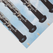 Papier Mousseline Obos se répétant dans le ciel bleu (Détail)