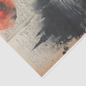 Papier Mousseline Observateur au lac (Détail)