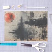 Papier Mousseline Observateur au lac (Artisanat)