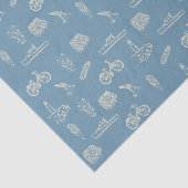 Papier Mousseline Océan (Détail)