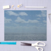 Papier Mousseline Océan bleu de la mer des Caraïbes (Artisanat)