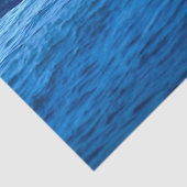 Papier Mousseline Ocean Blue Wave 4 20x30 Papier Tissu de découpage (Détail)