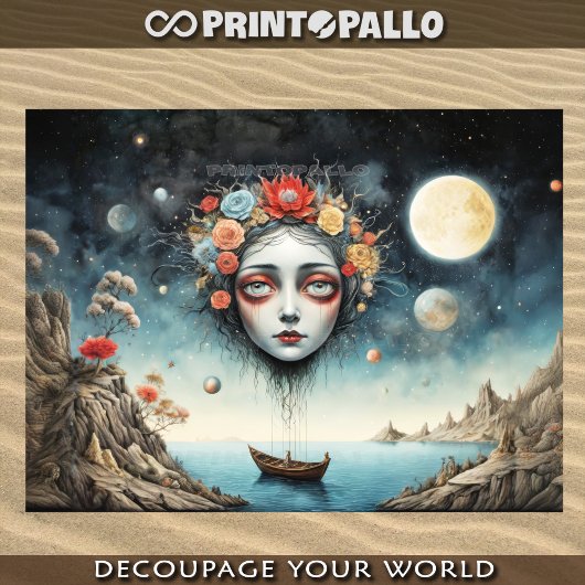 Papier Mousseline Océan dans son esprit - Parcourez, naviguez !