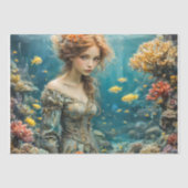 Papier Mousseline Ocean Muse - Découpage - (Recto)
