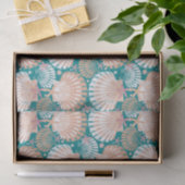 Papier Mousseline Ocean Treasurers Turquoise (Cadeau)