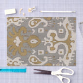 Papier Mousseline Ochre Ikat I (Artisanat)