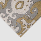 Papier Mousseline Ochre Ikat II (Détail)