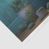 Papier Mousseline Octopus dans la baignoire 4 Papier découpage (Détail)