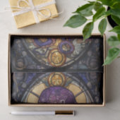 Papier Mousseline Octopus en verre tendu (Cadeau)