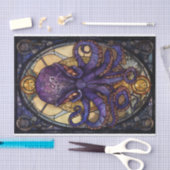 Papier Mousseline Octopus en verre tendu (Artisanat)