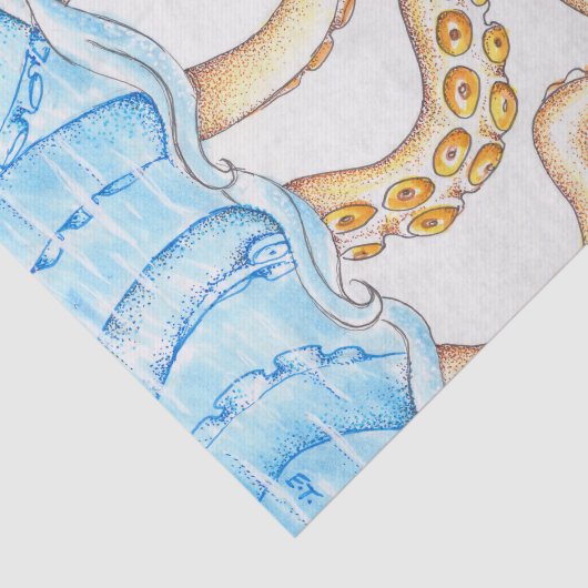 Papier Mousseline Octopus Jouer Beach Ball (Détail)