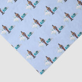 Papier Mousseline Ode to Nutcracker Ballet Blue (Détail)