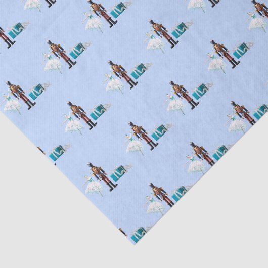 Papier Mousseline Ode to Nutcracker Ballet Blue (Détail)