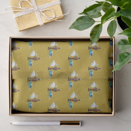Papier Mousseline Ode to Nutcracker Ballet Gold (Cadeau)