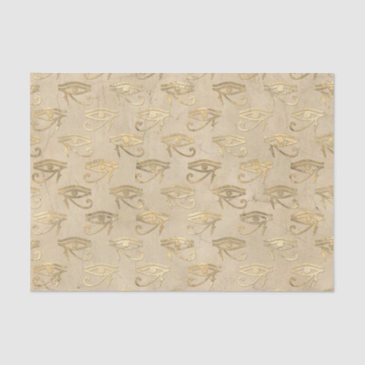 Papier Mousseline OEil égyptien Vintage (Recto)