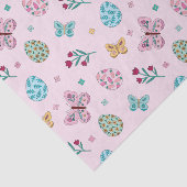 Papier Mousseline OEuf de Pâques, papillon et floral (Détail)