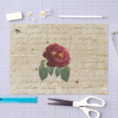 Papier Mousseline Oeufs de la Rose rouge (Artisanat)