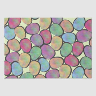 Papier Mousseline OEufs de Pâques colorés