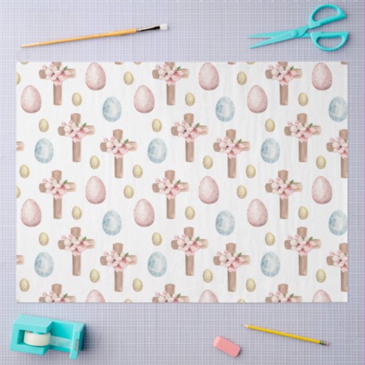 Papier Mousseline OEufs de Pâques Conception 3 (Artisanat)