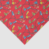 Papier Mousseline Oeufs verts et jambon | Motif de train (Détail)