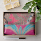 Papier Mousseline Oeuvre d'araignée royale rose (Cadeau)