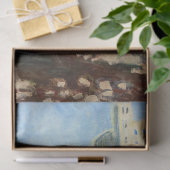 Papier Mousseline OEuvre d'art Claude Monet - Le Château de Dolceacq (Cadeau)