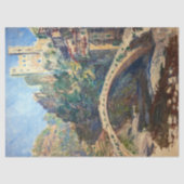 Papier Mousseline OEuvre d'art Claude Monet - Le Château de Dolceacq (Recto)