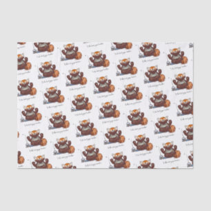 Papier Mousseline Œuvre d'art de remerciement pour le meilleur profe