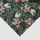 Papier Mousseline Oeuvre de Koi Pond Fish (Détail)