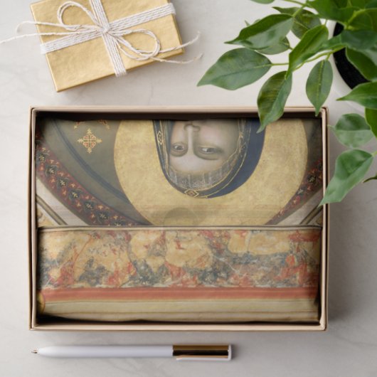 Papier Mousseline Ognissanti Madonna, Giotto, 1306-1310 (Cadeau)