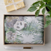 Papier Mousseline Oh Baby shower Tropical Jungle Animaux (Cadeau)