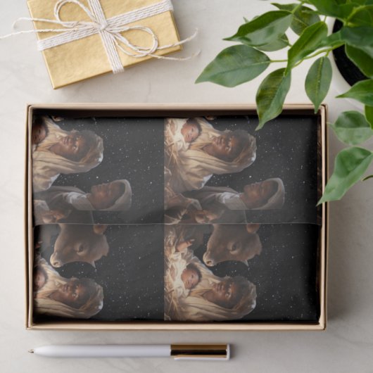 Papier Mousseline Oh Holy Night Tissue Paper (Cadeau)