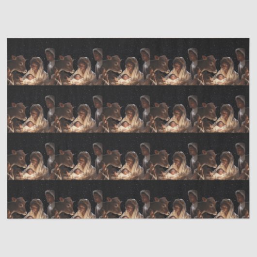 Papier Mousseline Oh Holy Night Tissue Paper (Recto)