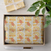 Papier Mousseline Oh, les endroits où tu iras | Motif de texte orang (Cadeau)