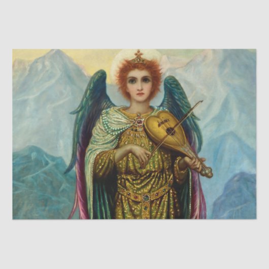 Papier Mousseline "Oh Ye Mountains and Hills" par Edward A F Prynne (Recto)