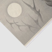 Papier Mousseline Oies en Pleine lune par Ohara Koson (Détail)