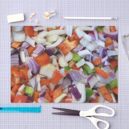 Papier Mousseline Oignons et cloches (Artisanat)