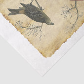 Papier Mousseline Oiseau 34 Papier Tissu De Découpage (Détail)