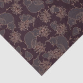 Papier Mousseline Oiseau à la fois sombre et élégant (Détail)